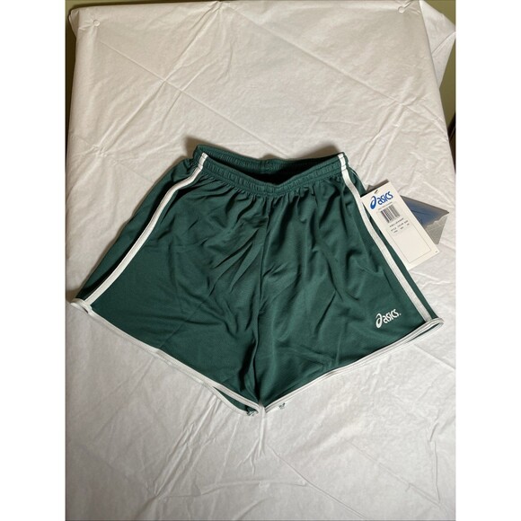 Asics Womens Bell Lap Running Shorts Green Size XS - Picture 1 of 7